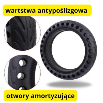 БЕСКАМЕРНАЯ ПРОЧНАЯ ТВЕРДАЯ ШИНА ДЛЯ СКУТЕРА SPOKEY TORCH