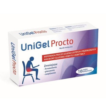 UniGel Procto - 10 czopków