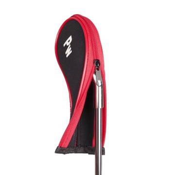 10-częściowy zestaw nakryć głowy do golfa, nakładka na główkę klubu golfowego, miotacz w kolorze czerwonym i czarnym