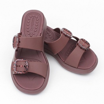 АЗАЛИЯ 18835 ШЛЕПКИ CIDA SOFT BROWN, 38 год.