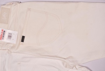 LEE spodnie REGULAR white jeans SCARLETT _ W28 L33