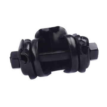 1x czarne siodełko rowerowe sztyca 72x40mm