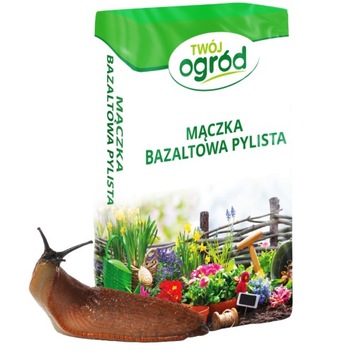 MĄCZKA BAZALTOWA 10KG NATURALNA TRUTKA NA ŚLIMAKI