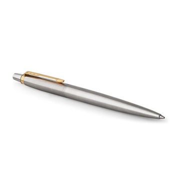 Подарочный набор Parker Jotter Silver Gold с пером и шариковой ручкой в ​​коробке