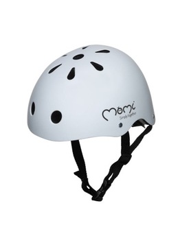 KASK DZIECIĘCY BIAŁY NA ROWER ROLKI HULAJNOGĘ MOMI MIMI ABS EPS 47-58 CM