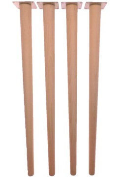 Nogi do stołu blatu surowe 72cm mocowanie