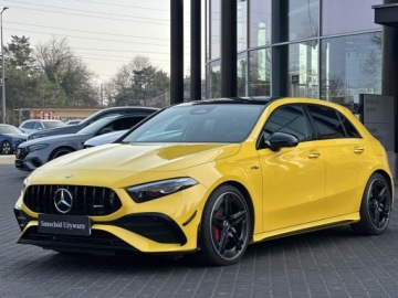 Mercedes Klasa A W177/V177 Hatchback AMG Facelifting 2.0 A35 306KM 2023 Mercedes-Benz Klasa A 35 AMG Night PakietPremium PlusPanoramaBurmester Sal, zdjęcie 3