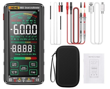 Цифровой мультиметр ANENG 683 AC/DC, 6000 отсчетов