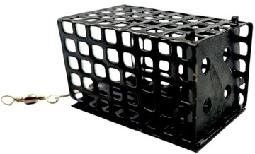 Квадратная корзинка для приманки 70 г с дном