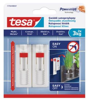 Tesa Regulowany gwóźdź samoprzylepny do płytek