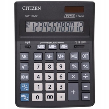 Citizen kalkulator CDB1201-BK