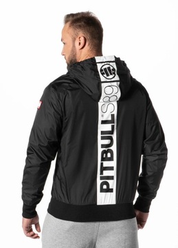 Pit Bull Jarná bunda s kapucňou Athletic Hilltop Black XL