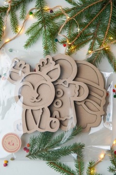 Мини-рождественские сенсорные открытки