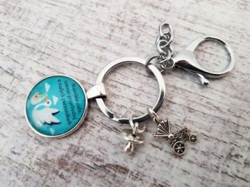 Брелок с фотографией Baby Shower Gift