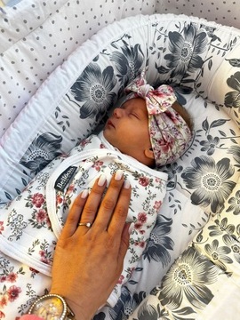 Пеленки MiMi хлопковые 2 шт Цветочные 0-3м 45х65.