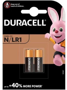 2 x BATERIA ALKALICZNA DURACELL LR1 LR01 MN90