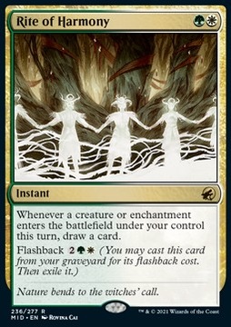 Karta Magic: The Gathering Rite of Harmony WIZARDS OF THE COAST