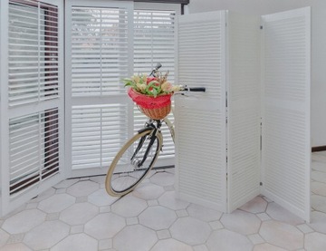 Ажурная дверь 59,4х242,2 см, белый лак