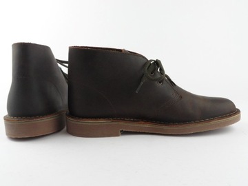 Clarks Bushacre 3 Dark Brown Leather trzewiki roz.43 (M8)