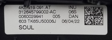 AUDI A6 A7 4K C8 VOLANT 4K0419091AT