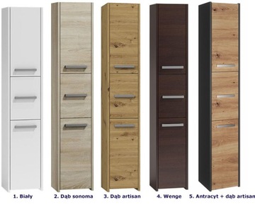 ШКАФ ДЛЯ ВАННОЙ КОМНАТЫ = ПРОМЫШЛЕННЫЙ ДУБ АРТИЗАН 30 СМ