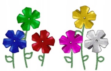 Konfetti Dekoracyjne Kwiaty Cekiny Ozdobne OKAZJA