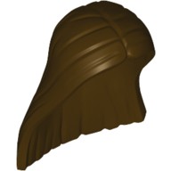 Lego Nowe Włosy ciemnobrązowe Dark Brown Długie Damskie Proste 41612