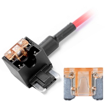 Przejściówka do skrzynki bezpieczników FUSE MINI niski profil + bezpiecznik