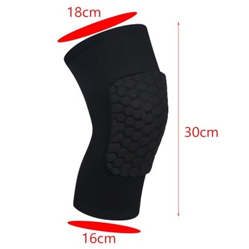 Soccer Shin Guards Absorpcja potu Oddychająca podkładka pod kolana Ochrona przed wstrząsami L