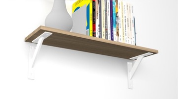 2 ШТ. FEST ПОДДЕРЖКА ПОЛКИ РУЧКА-ОПОРА ДЛЯ ПОЛКИ LOFT - БЕЛАЯ 180 мм