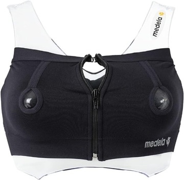 Gorset do odciągania pokarmu Medela Easy Expression Bustier S czarny