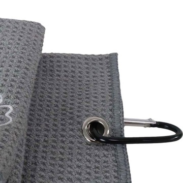 Полотенца для гольфа Полотенце для гольфа для сумок для гольфа Женское серое