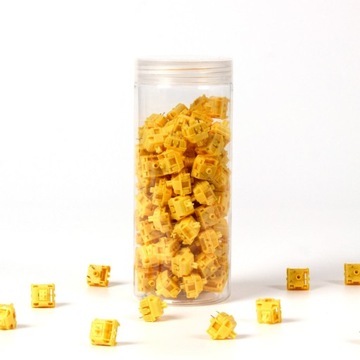 GATERON Przełączniki Switch Set Cap Gold Yellow V2