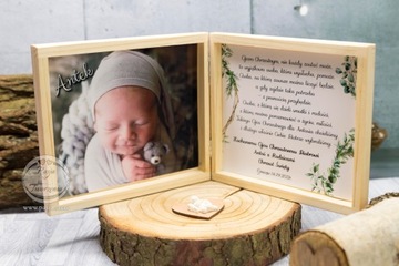 Благодарственная/сувенирная коробка для крестных родителей.