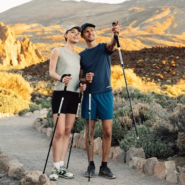 Трекинговые палки женские и мужские, складные.