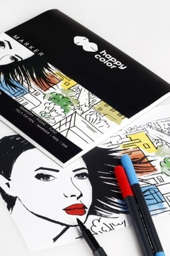 Blok do markerów, ART, 100g, 20 x 20 cm, 25 ark, H