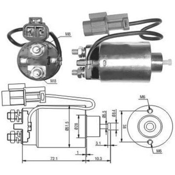 AUTOMAT SPÍNAČ ELEKTROMAGNETICKÝ STARTÉR