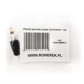 Клапан Continental Presta с крышкой