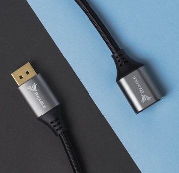 Przedłużacz DisplayPort 1.4 DP 8K 4K@144Hz 50 CM