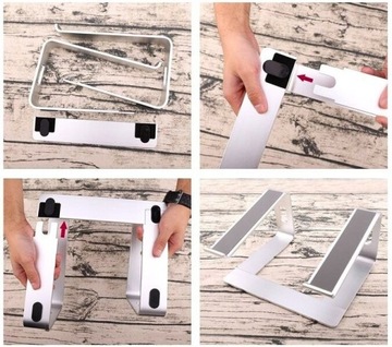 Stojak aluminiowy VAZIO dla MacBook AIR PRO Notebook - Srebrny (M5-S)