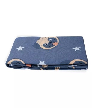 Pościel bawełna w mopsy chłopięca 100x135 Sinsay