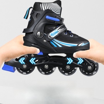 Łyżwy regulowane damskie