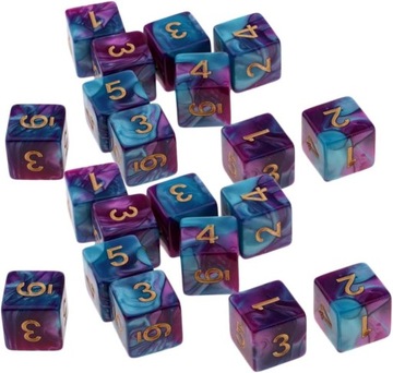 КОСТИ 1,6 СМ РПГ ВОСПОМИНАНИЯ ИЗ ГАЛАКТИКИ ШЕСТИГРАННЫЕ КОСТИ D6