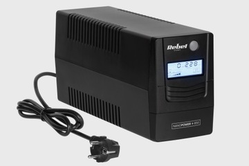 Компьютерный аварийный источник питания UPS REBEL Plus 850VA 480W LCD USB RJ45