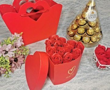 GOTOWY Prezent na Dzień Matki Rocznicę urodziny dla Niej FLOWERBOX