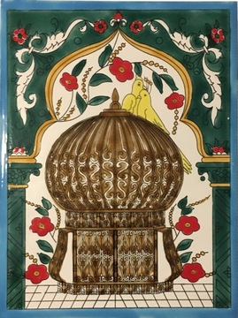 KAFLA ARABSKA 25x33 OGRÓD @ MAROKO @ TUNEZJA ISLAM