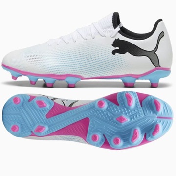 Buty Puma FUTURE 7 Play FG/AG 107723-01 biały 44