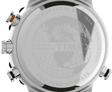 Мужской ремешок для часов TIMEX водонепроницаемый WR100 приливы компас температура дата