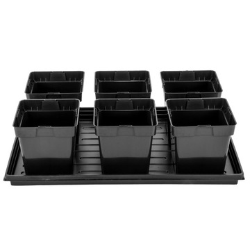 Горшки с семенами для посева семян и саженцев растений 6x3L