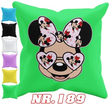POSZEWKA NA PODUSZKĘ JAŚKA DO PRZEDSZKOLA MYSZKA MINNIE + IMIĘ GRATIS